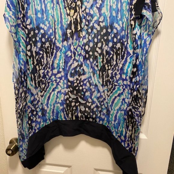Matthew Williamson 100% Silk Swim Cover-ups Size 10 - Picture 5 of 6